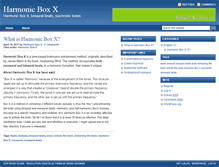 Tablet Screenshot of harmonicboxx.com
